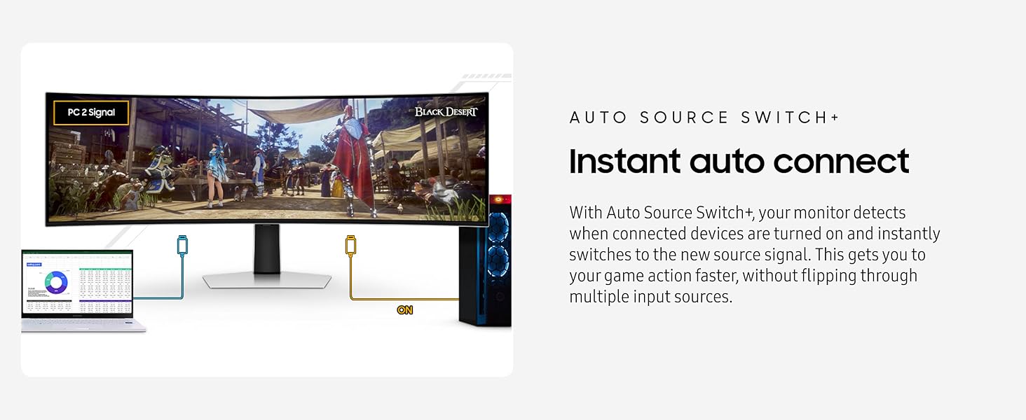 Samsung 49 inch Odyssey OLED G93SC Curved Gaming Monitor