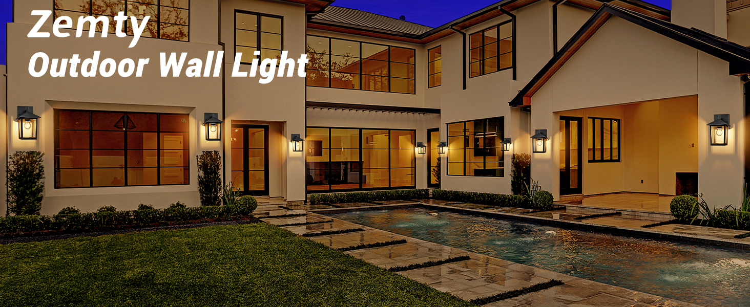 Zemty outdoor wall light