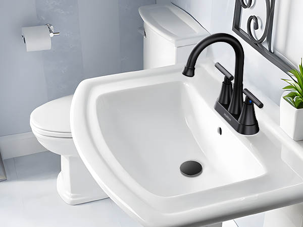 Bathroom Sink Drain Pop-up Bathroom Sink Stopper Vanity Vessel Hair Catcher Anti-Clog Strainer