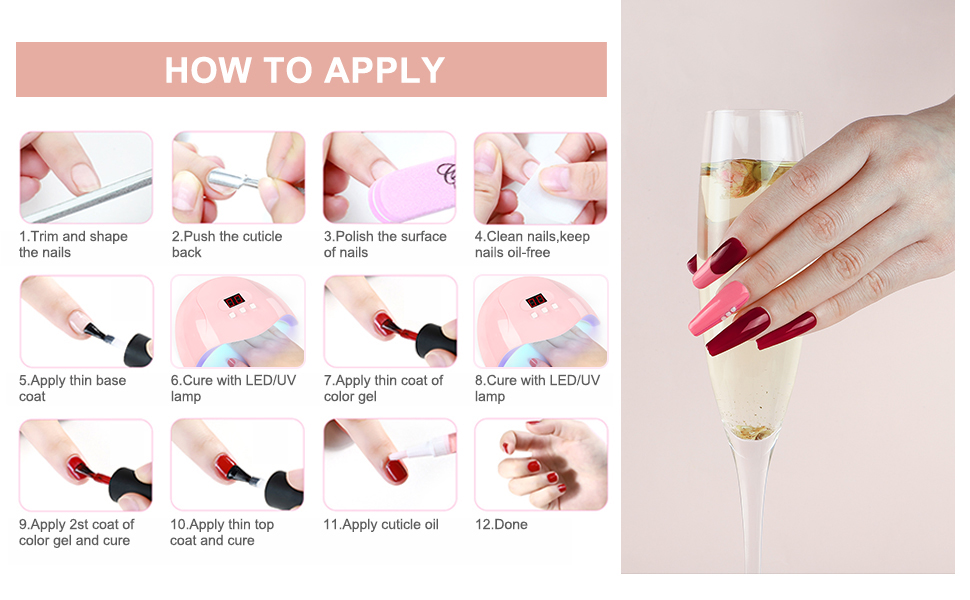HOW TO APPLY GEL POLISH