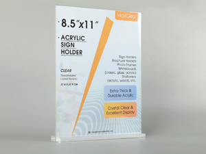 Acrylic Sign Holder 8.5 X 11