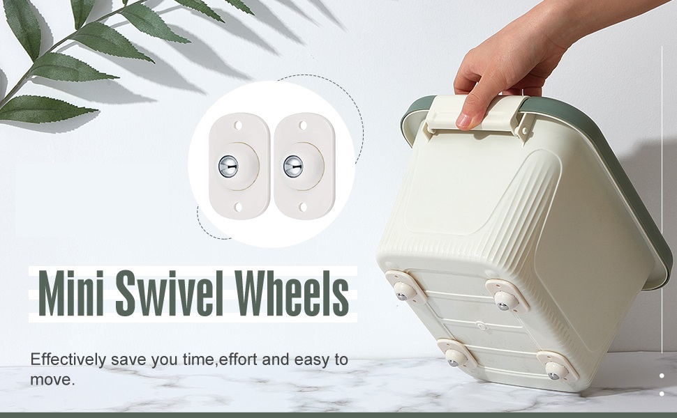 Swivel Casters Wheels (12 Pis) 2 Casters Wheels