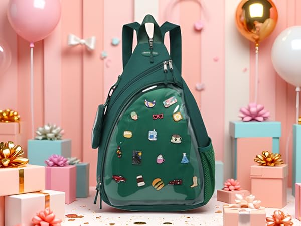 Amazon.com | CHERRY SAUCE Oxford Ita Bag Kawaii Pin Display Chest