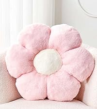 pink flower throw pillow