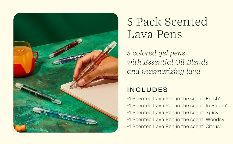 scented lava pen