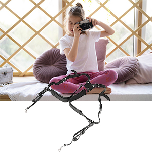 dual camera harness strap