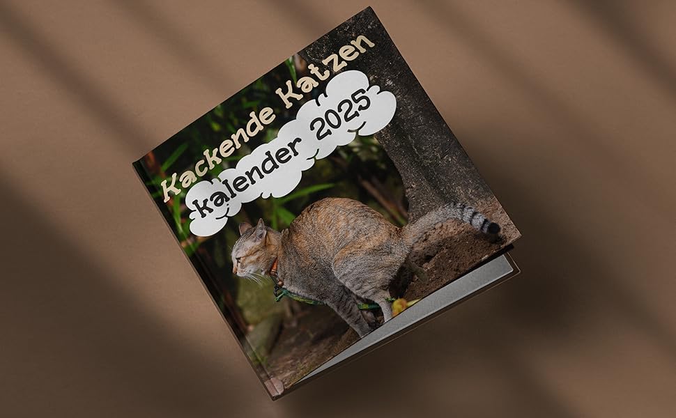 Kackende Katzen kalender 2025: Lustige Katzen | Haustier für