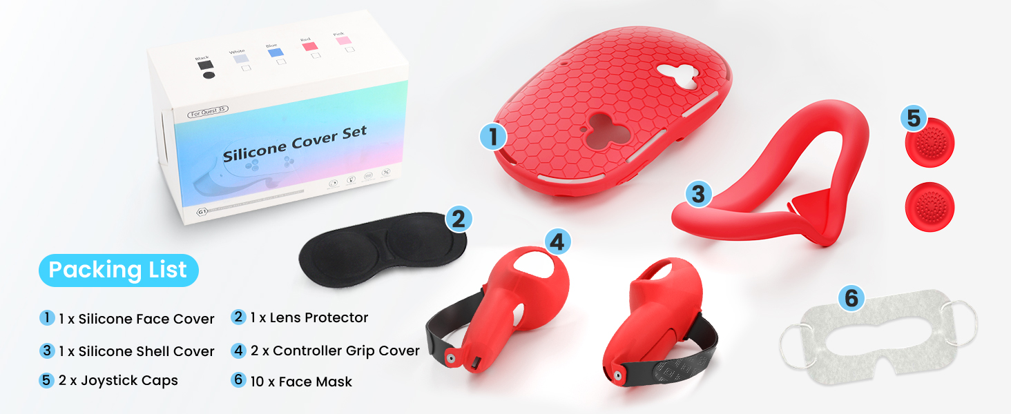 silicone cover set