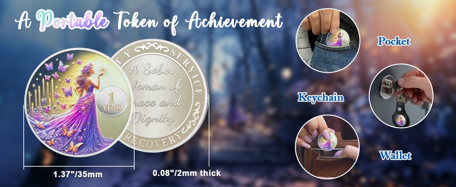 aa coins, aa chips, aa medallions