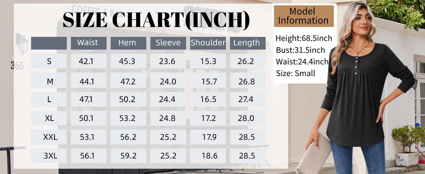 Zeagoo Shirts for Women 2025 Long Sleeve Tunic Tops