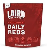 Laird Superfood Antioxident Daily Reds Powder, Free Radical Fighting Blend, Vitamin C, Manganese,...