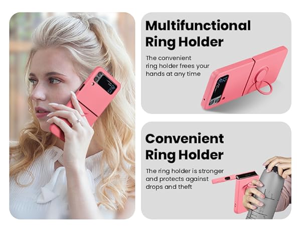 Amazon.com: UEEBAI Silicone Case with Ring for Samsung