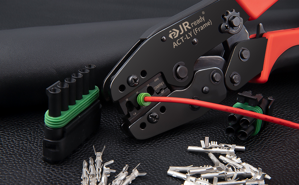 JRready ST2159 Weather Pack Crimpers Crimping Tool for Delphi