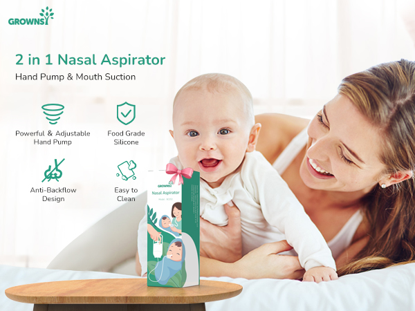 2 in 1 nasal aspirator