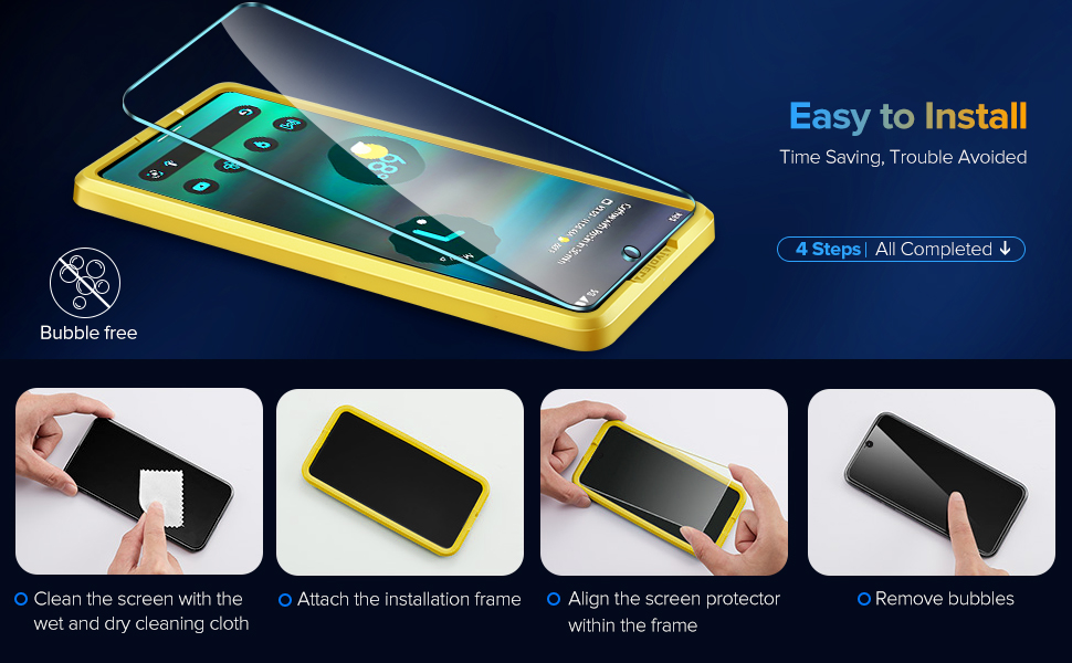 ivoler [3 Pack] Screen Protector Tempered Glass for Google