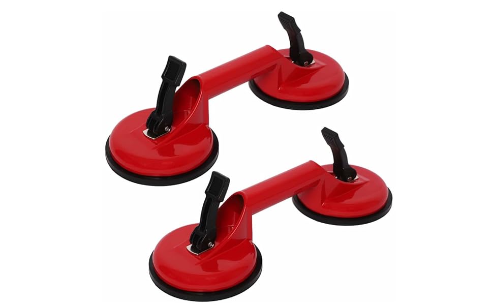 Zaptec Double Suction Cup For Lifting Tiles and Glass 100 Kg Capacity