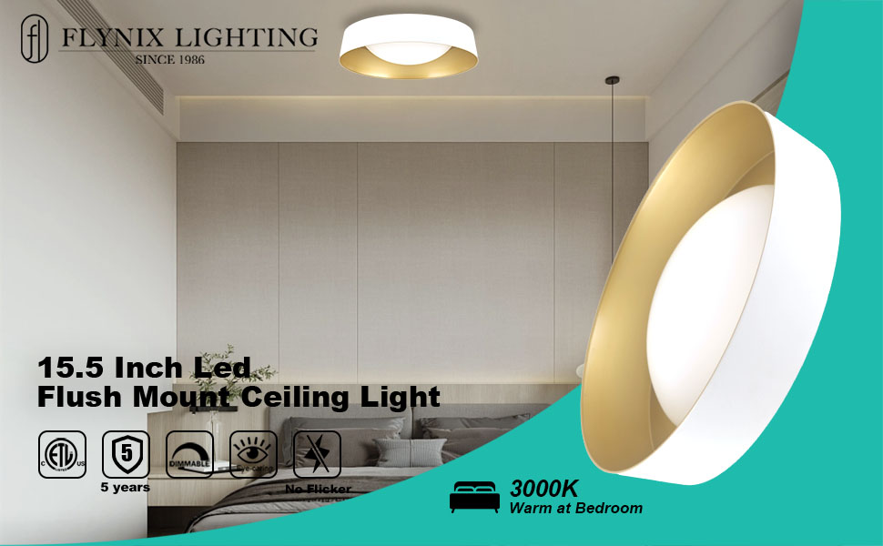 LED flush mount ceiling light The close to ceiling light The dimmable flush mount light