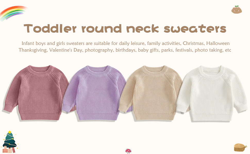 Toddler Baby Boy Girl Knit Sweater