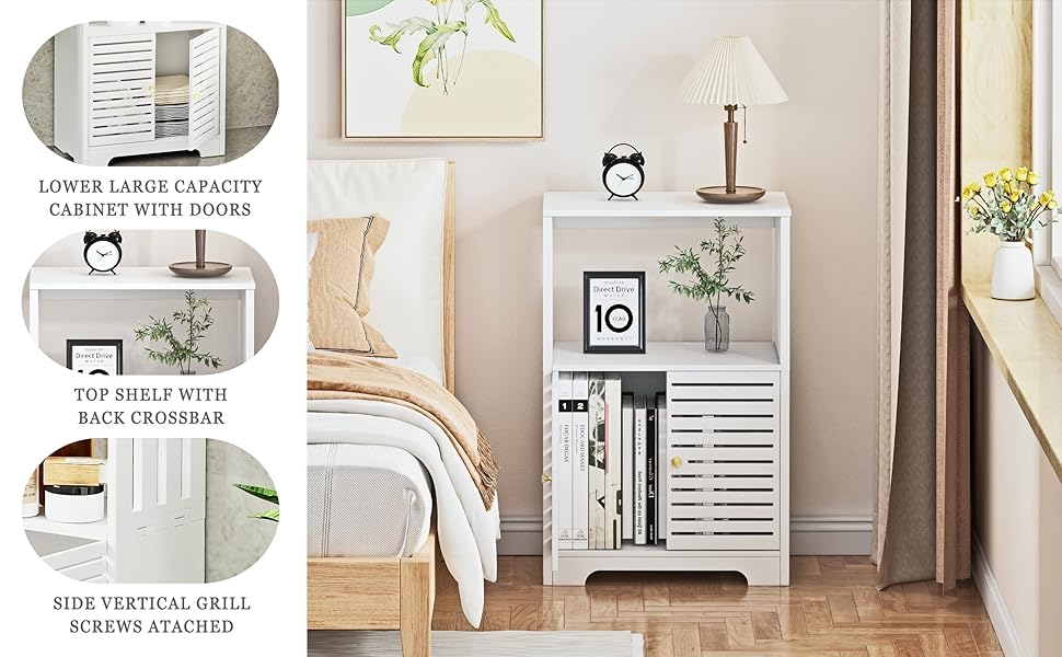 white nightstand