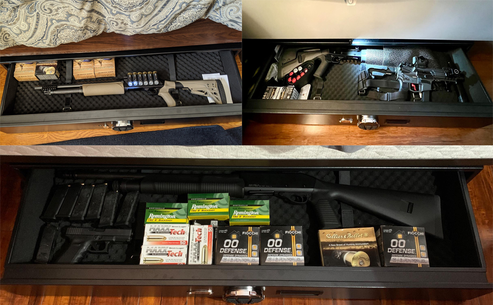 under bed safe for rifle