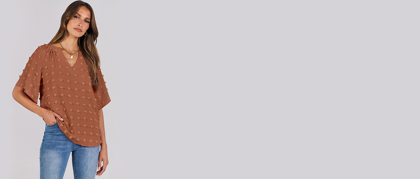 ANRABESS Women's Dressy Casual Tops