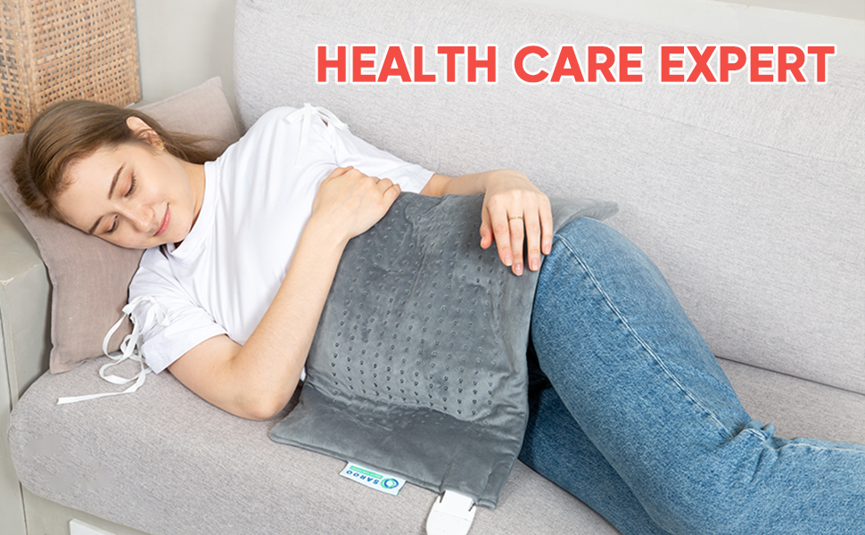 SAROO Massaging Weighted Heating Pad Electric Heating Pad