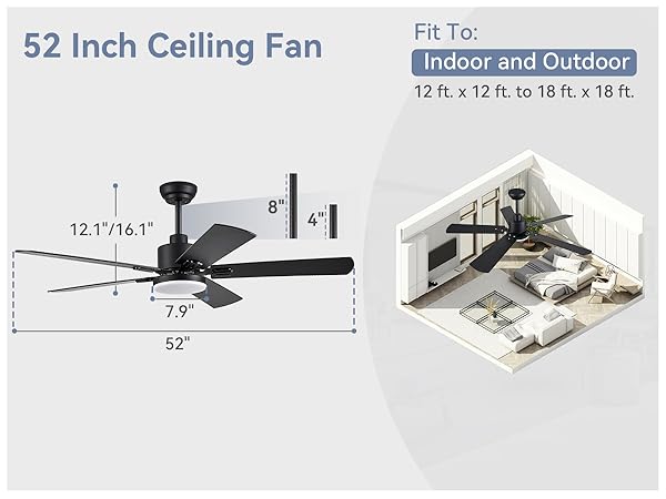 Ceiling Fan With Remote