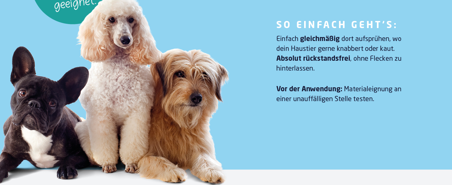 Hunde Knabberschutz Spray