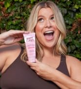 HAPPY CURVES Lotion to Powder Anti Chafing Odor Control Cream for Women: Aluminum-Free Cream for ...