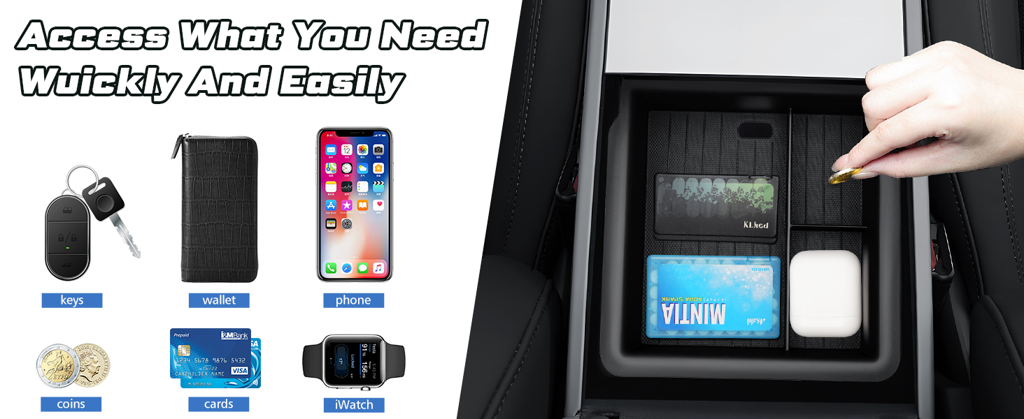 Shademax DualLayer Center Console Organizer Tray Custom