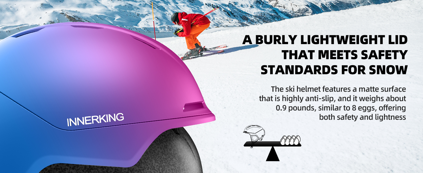 Gradient Purple Blue womens snowboard helmet 01