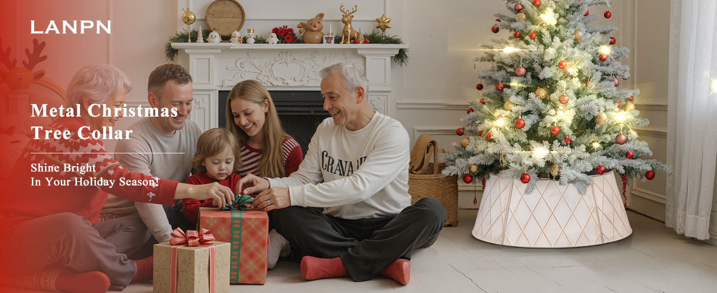 Metal Christmas Tree Collar
