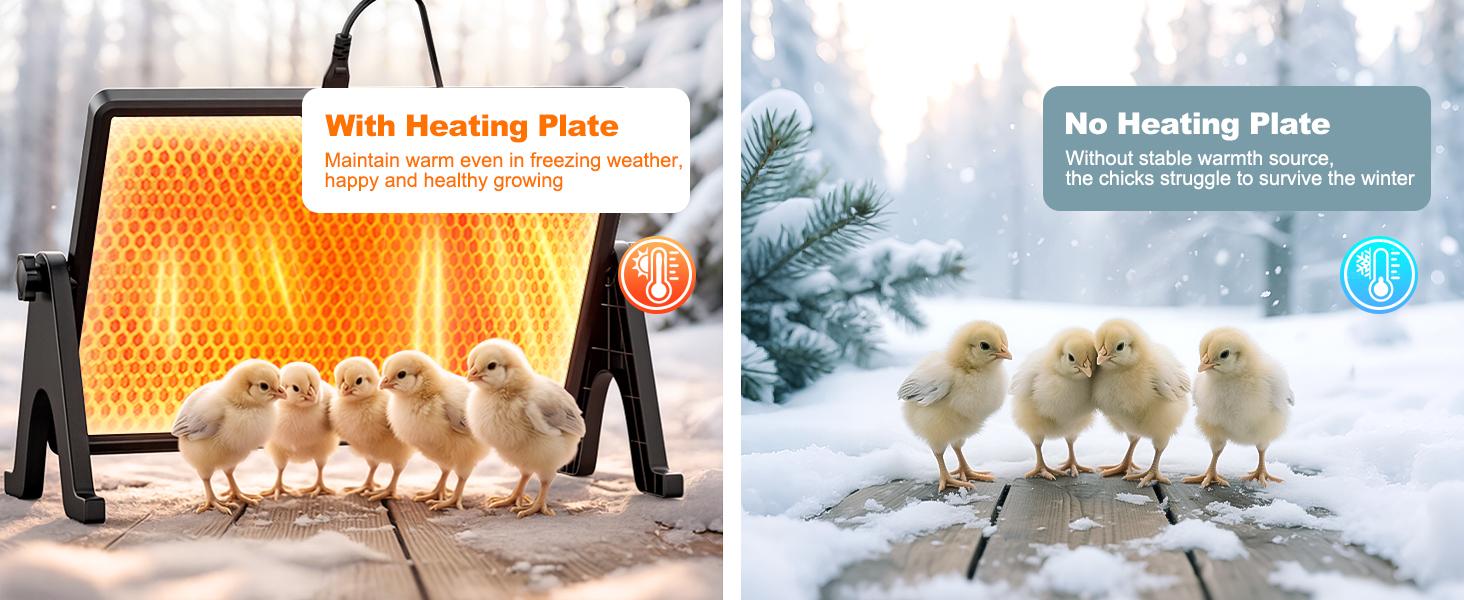 chicken brooder box for chick starter kit, pet cage tent, brooders heating plate