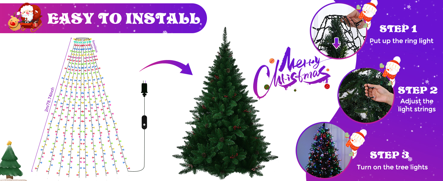 Smart Christmas tree lights