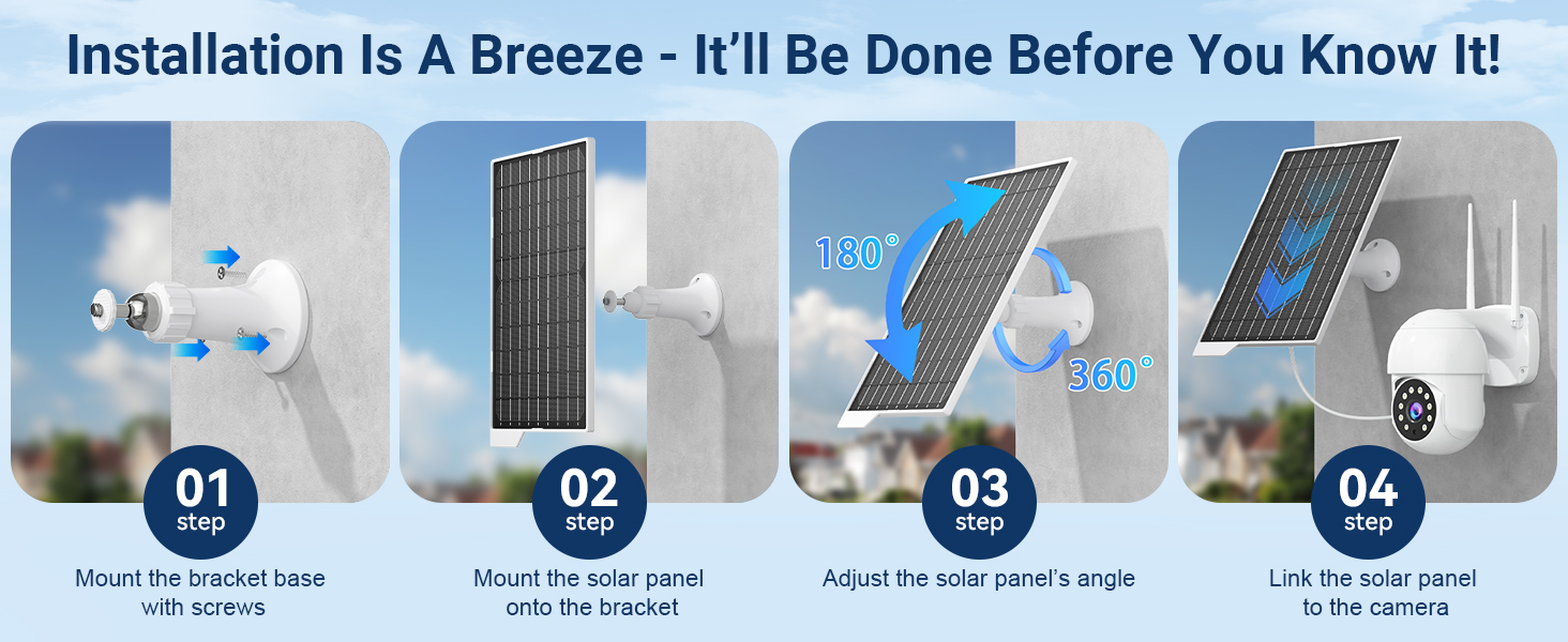 solar panel for security cameras
