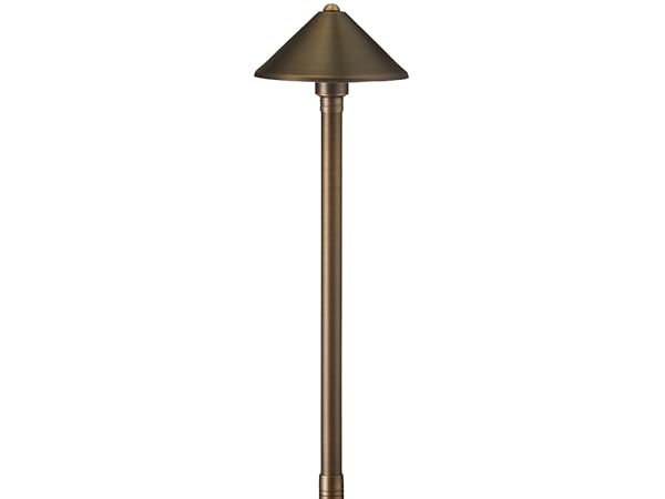 VOLT Conehead 12V Brass Path Light (7