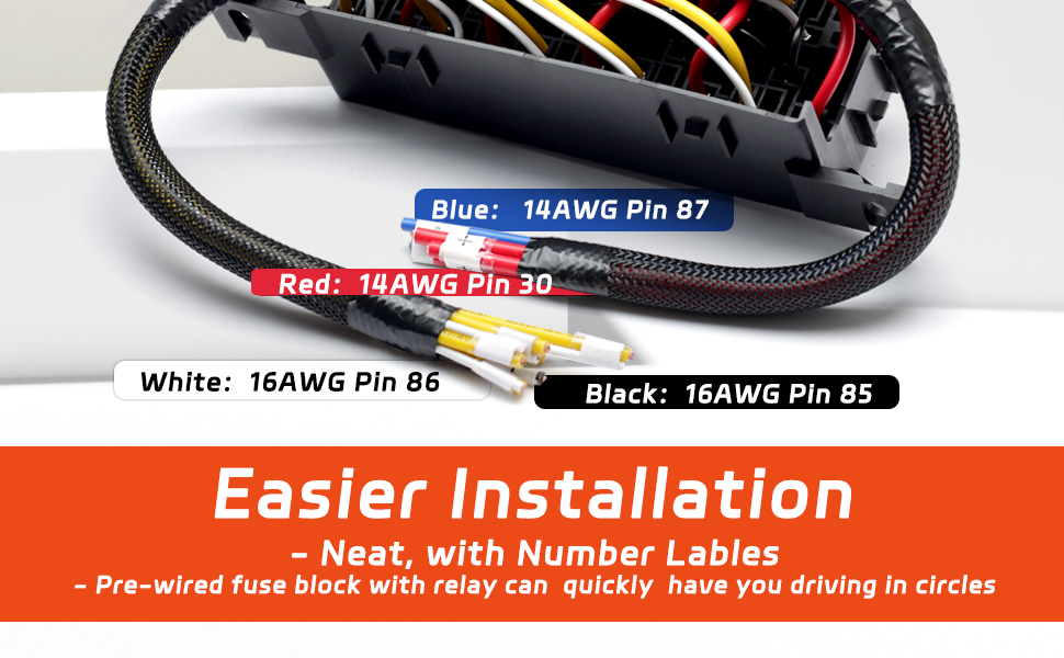 11 Way Fuse Relay Box Block 12v PreWired for Automotive