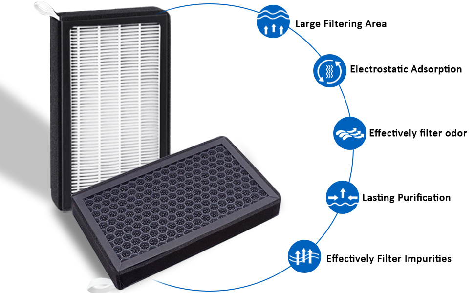 DPD Activated Carbon Air Filter for Tesla Model 3 Model Y