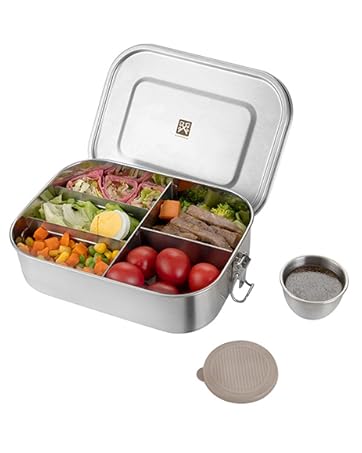 不锈钢五格便当饭盒