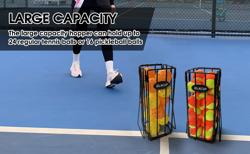 ELKCIP Portable Pickleball & Tennis Ball Collector