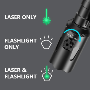 flashlight laser combo