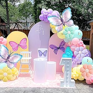 Butterfly balloons garland