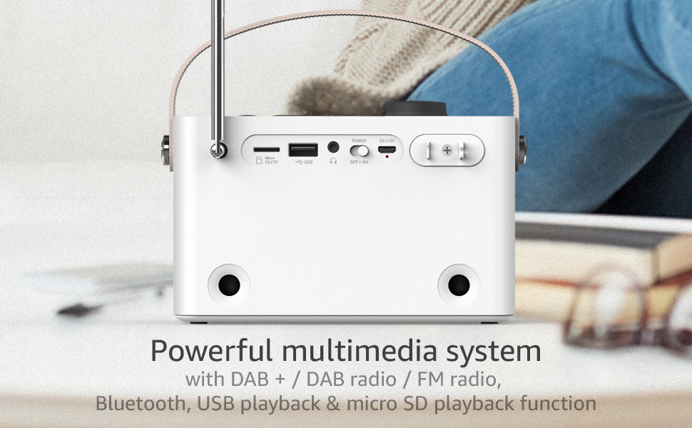 Inscabin M60 Portable DAB/DAB+ FM Digital Radio/Portable Wireless