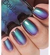 AILALUO Chrome Nail Polish Holographic Glitter Chameleon Nail Polish Shimmer Iridescent Green Blu...