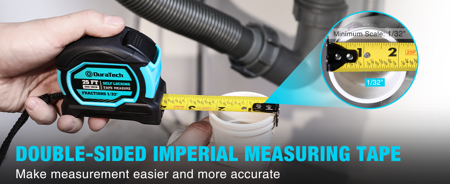 double-sided imperial measuring tape