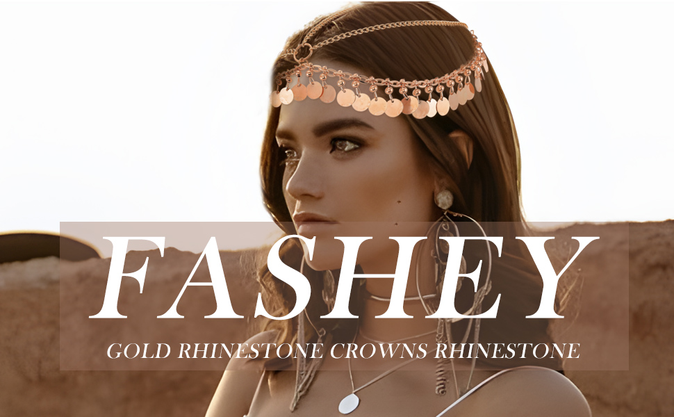 sequins headchain Bobo head chain headband head piece hair vine  head piece hair band 