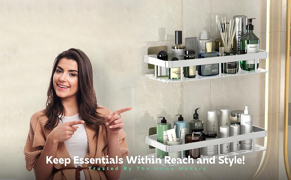 bathroom shelf organizer