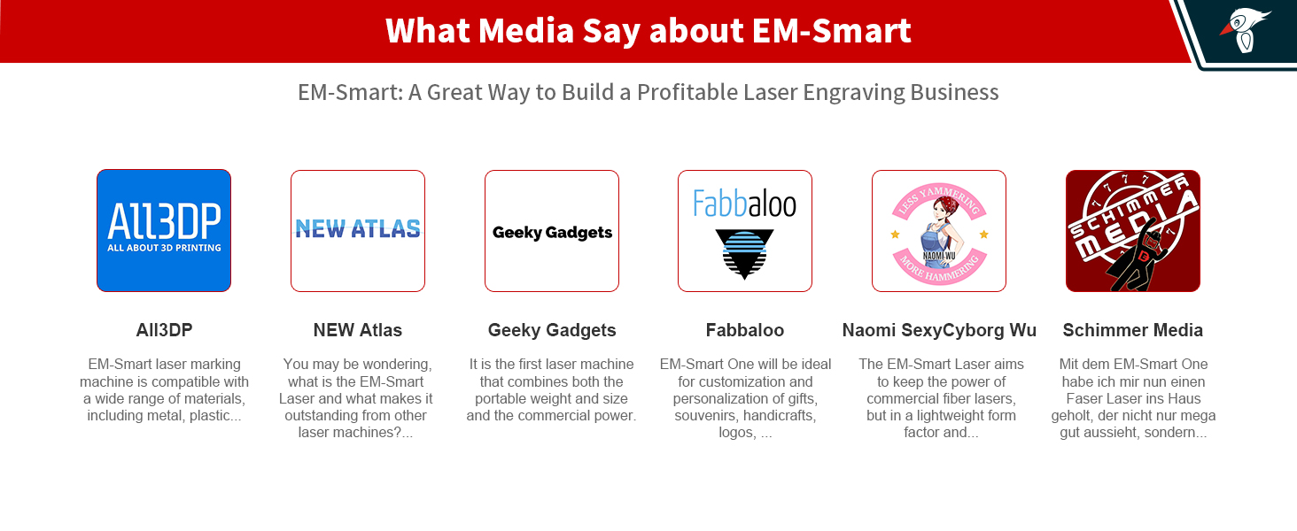 Em-Smart 20W Portable Fiber Laser Marking Machine Color Gray 9 1