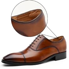 Herren Businessschuhe Klassischer Schnürhalbschuhe Anzugschuhe Echtleder Oxford Brogue Hochzeit