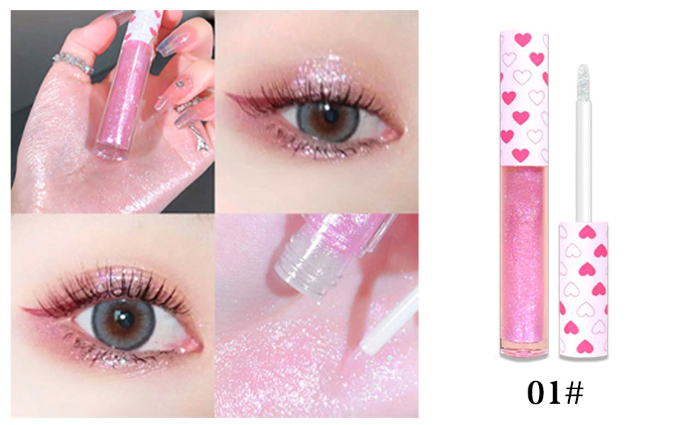 3 Pcs Liquid Glitter Eyeshadow Eyeliner